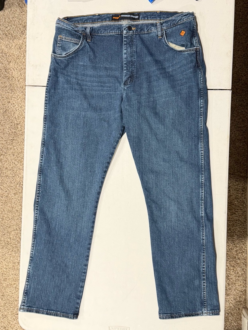 Wrangler FR Relaxed Fit Advanced Comfort Jeans 40x32